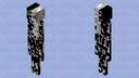 enderman black and whit Minecraft Mob Skin