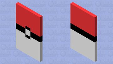 Pokeball cape Minecraft Mob Skin