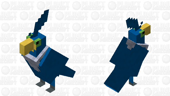 Cramorant - Pokemon Parrot Replacer Minecraft Skin