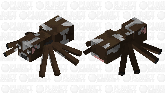 Spow Spicow (Spider Cow) Minecraft Skin