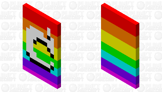 Mojang rainbow cape Minecraft Mob Skin