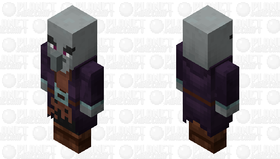 illusioner re-texturing / remade / no level Minecraft Skin