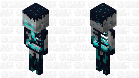 Sculk skeleton Minecraft Skin