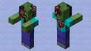 realistic zombie Minecraft Mob Skin