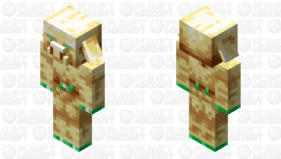 Gold Piglin Totem (jam) Minecraft Skin