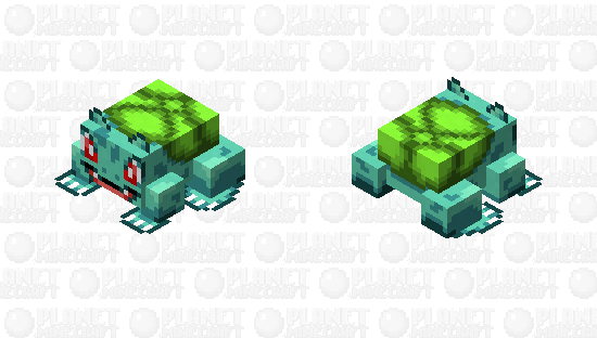 Bulbasaur - Pokemon Frog Replacer Minecraft Skin