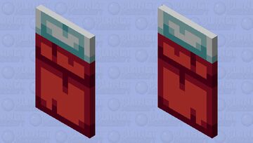 Red Bed cape Minecraft Mob Skin