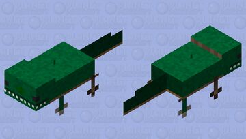 Crocodile [legs are glitchy] Minecraft Mob Skin