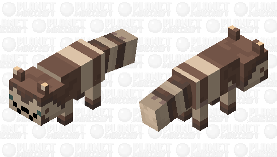 Furret as fox Minecraft Skin