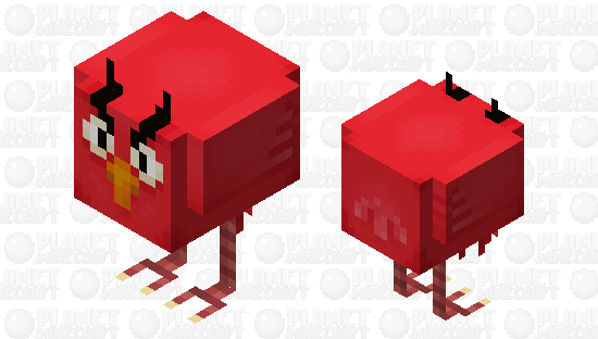 Angry bird Minecraft Skin