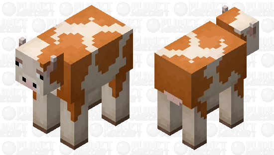 Pinto Cow Minecraft Skin