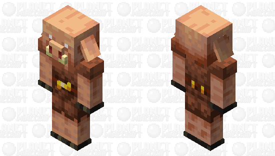 Better Piglin Minecraft Skin