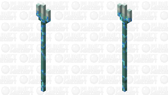 Ligtning trident Minecraft Skin