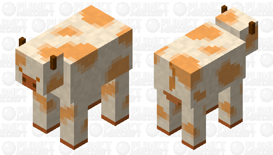 Orange Fruit Cow Minecraft Skin