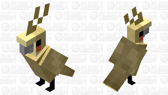 Yellow Parrot Minecraft Skin