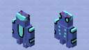 Seismitoad as a warden Minecraft Mob Skin