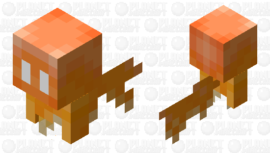 Orange Allay Minecraft Skin