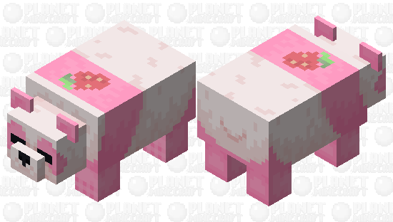 strawberry panda :) Minecraft Skin