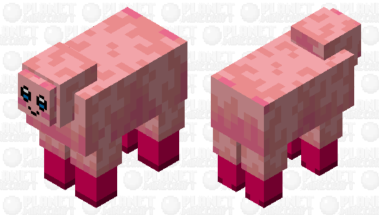 Kirby Sheep Minecraft Skin