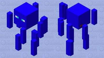 Water Blaze Minecraft Mob Skin