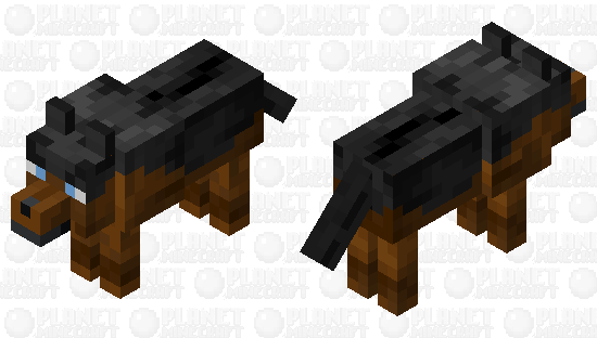 German Sheperd Dog Minecraft Skin