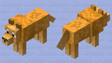 Golden Retriever (Fawn) Minecraft Mob Skin