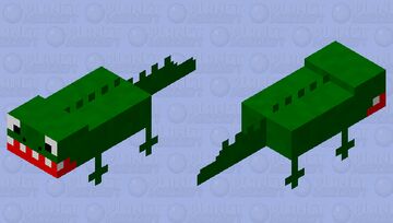 Baby Crocodile Minecraft Mob Skin