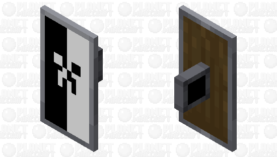 Cool creeper shield design Minecraft Mob Skin