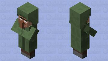 Herobrine Villager Minecraft Mob Skin