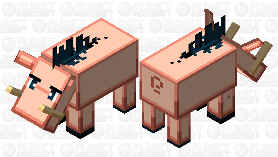 hoglin Minecraft Mob Skin