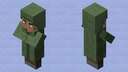 villager with a human face Minecraft Mob Skin