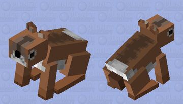 Squirrel rdr2 Minecraft Mob Skin