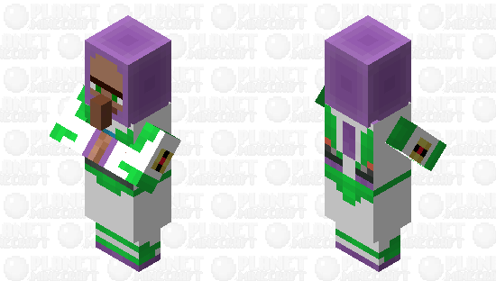 Buzz lightyear villager (vídeo do Groxmc) Minecraft Skin