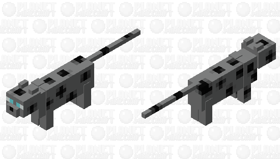 Snow Leopard Minecraft Mob Skin