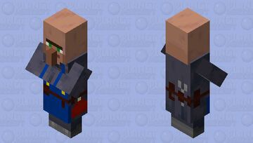 Villager Plumber Minecraft Mob Skin