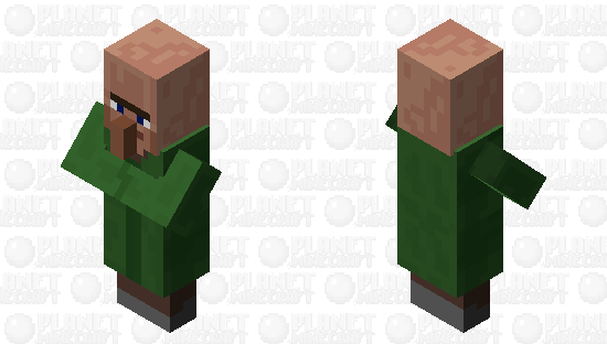 villager (green) Minecraft Mob Skin