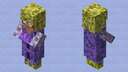 Purple Lady Villager Minecraft Mob Skin