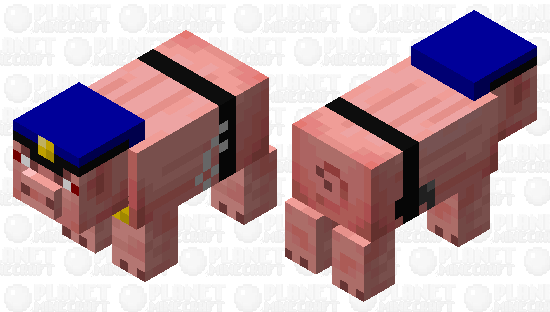 Officer Porky, Pig Police Minecraft Skin