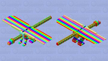 rainbow ender dragon Minecraft Mob Skin