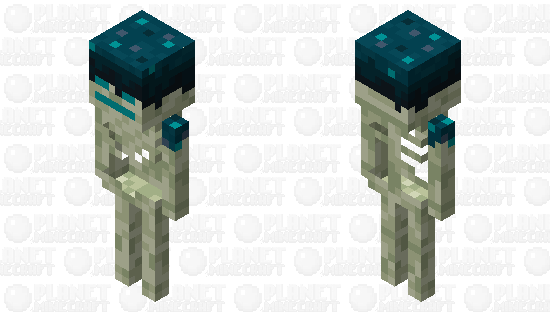 Sculk skeleton Minecraft Skin