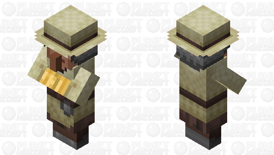 Beekeeper Villager Remastered Minecraft Skin
