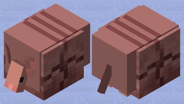 Simple Armadillo Minecraft Mob Skin