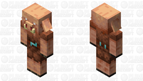Blingier Piglin Minecraft Skin