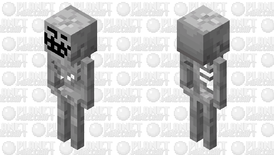 Troll Face Skeleton Minecraft Skin