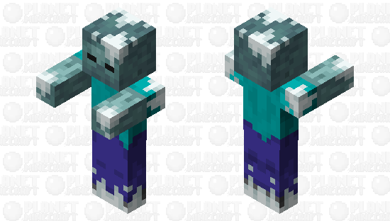 Frozen Zombie from Minecraft Dungeons (Retextured) Minecraft Skin
