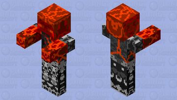 Basalt lava zombie Minecraft Mob Skin