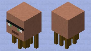 The Cursed Villager Ghast Minecraft Mob Skin