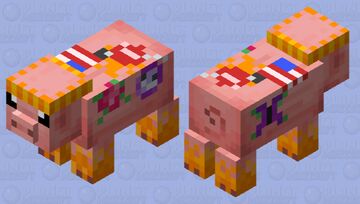 King pig Minecraft Mob Skin