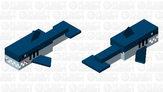 Shark Made By Blockbench Minecraft Skin