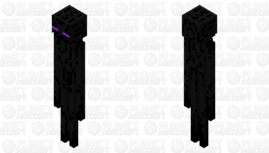 Enderman minifigure eyes Minecraft Skin